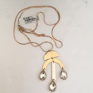 Anna & Ava 33” Necklace with 3” droplet Charm